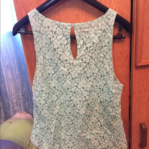 Aritzia Talula Turquoise Sleeveless Blouse - Picture 2 of 5